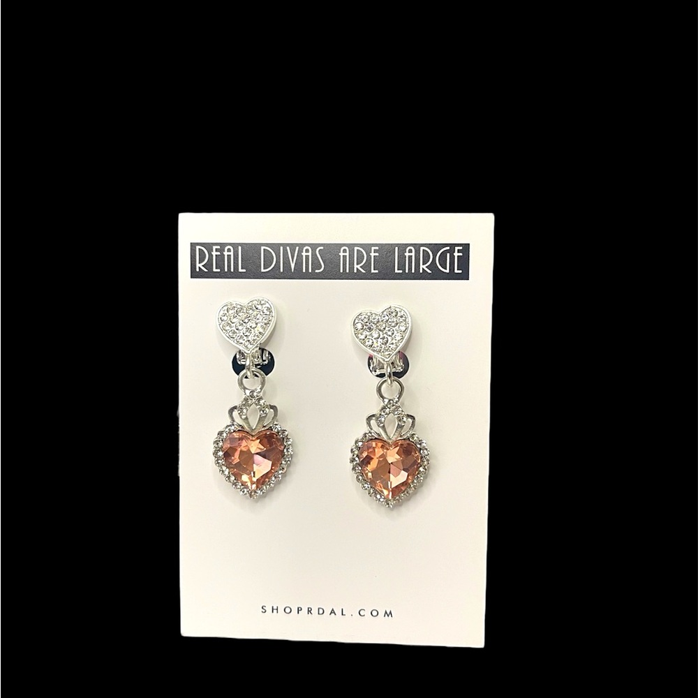 Clip on princess earrings